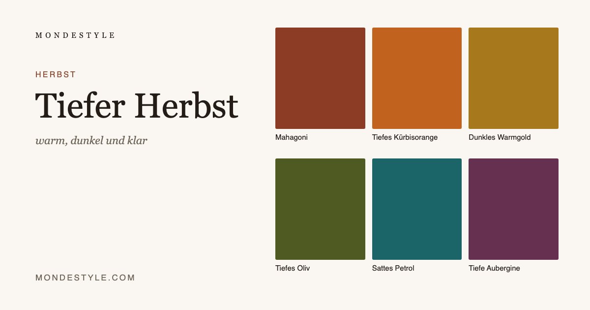 Tiefer Herbst