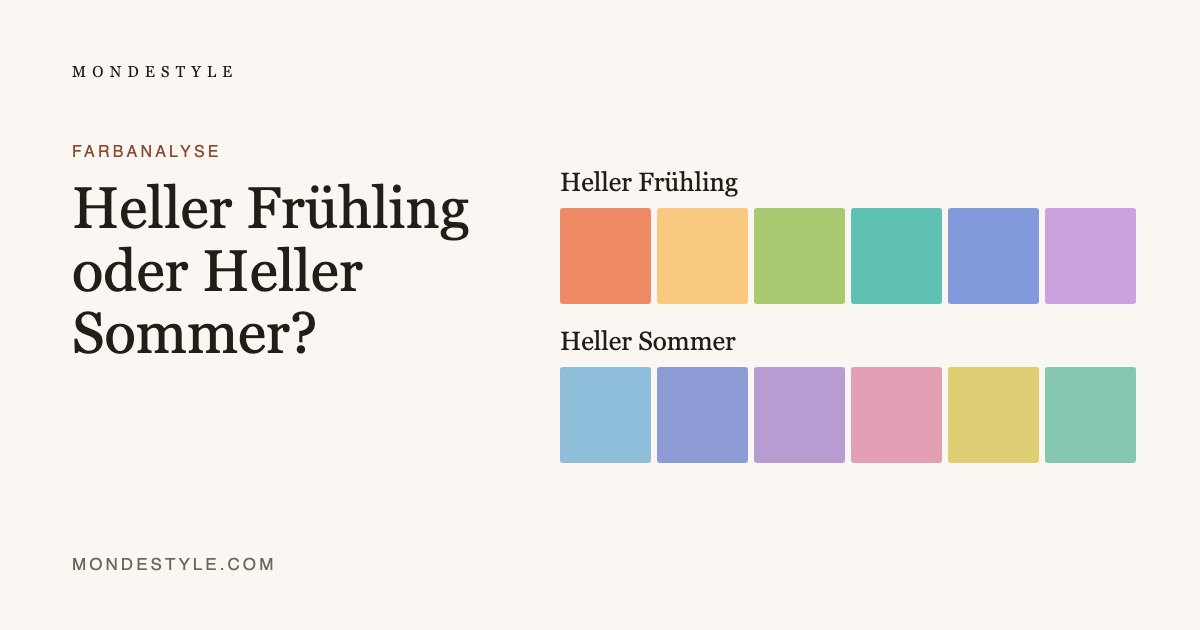 Heller Frühling oder Heller Sommer?