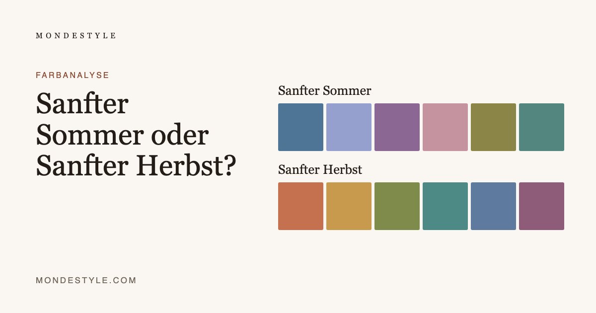 Sanfter Sommer oder Sanfter Herbst?