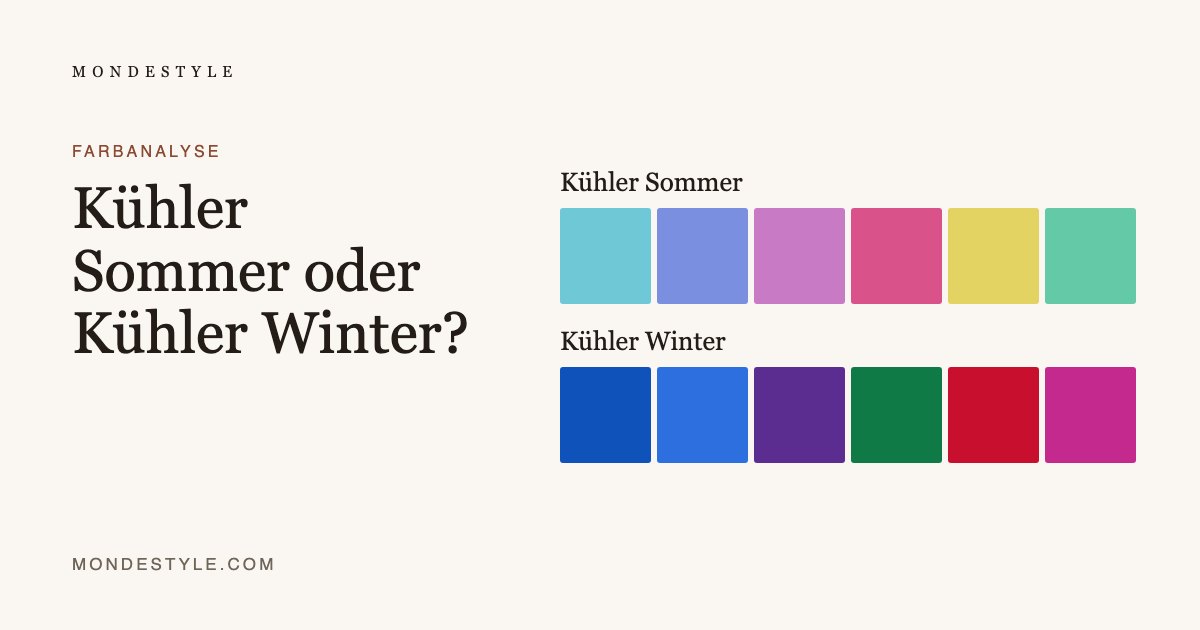 Kühler Sommer oder Kühler Winter?