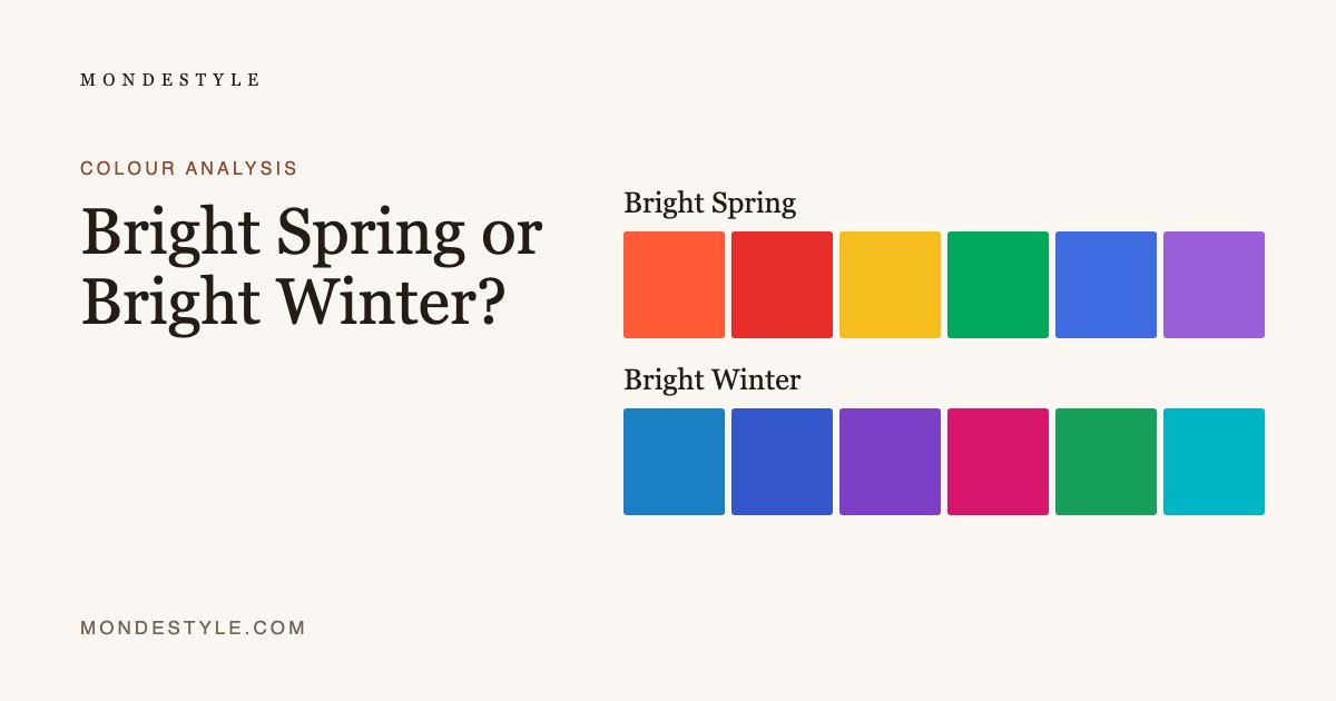 Bright Spring or Bright Winter?