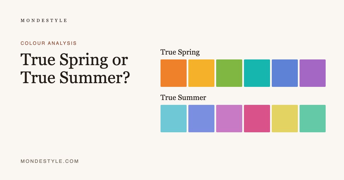 True Spring or True Summer?
