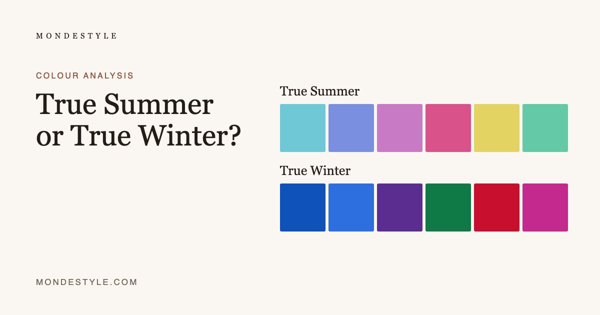 True Summer or True Winter?
