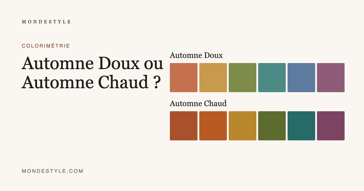 Automne Doux ou Automne Chaud ?