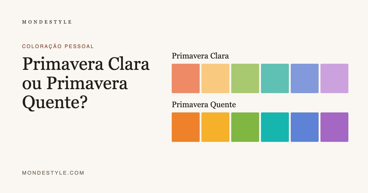 Primavera Clara ou Primavera Quente?