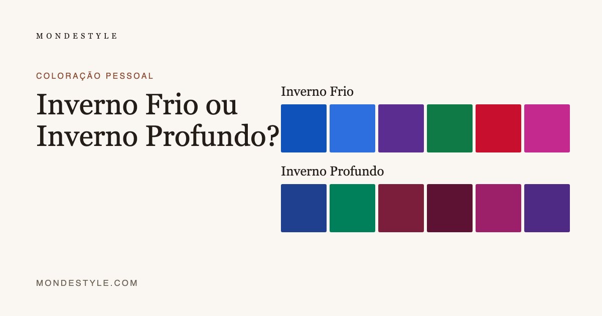 Inverno Frio ou Inverno Profundo?