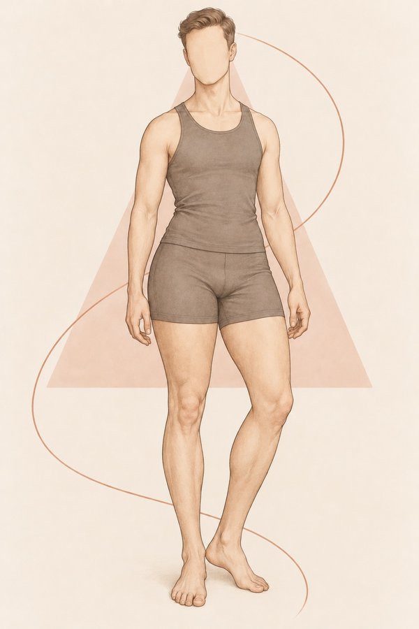 Triangle body type